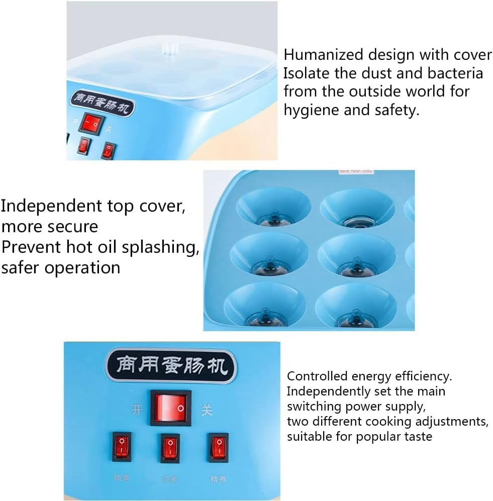 Automatic Egg Rolling Machine Electric Egg Roll Omelet Maker Sausage Machine Egg Boiler Intelligent Constant Temperature Breakfast Machine Kitchen Cooking Tool