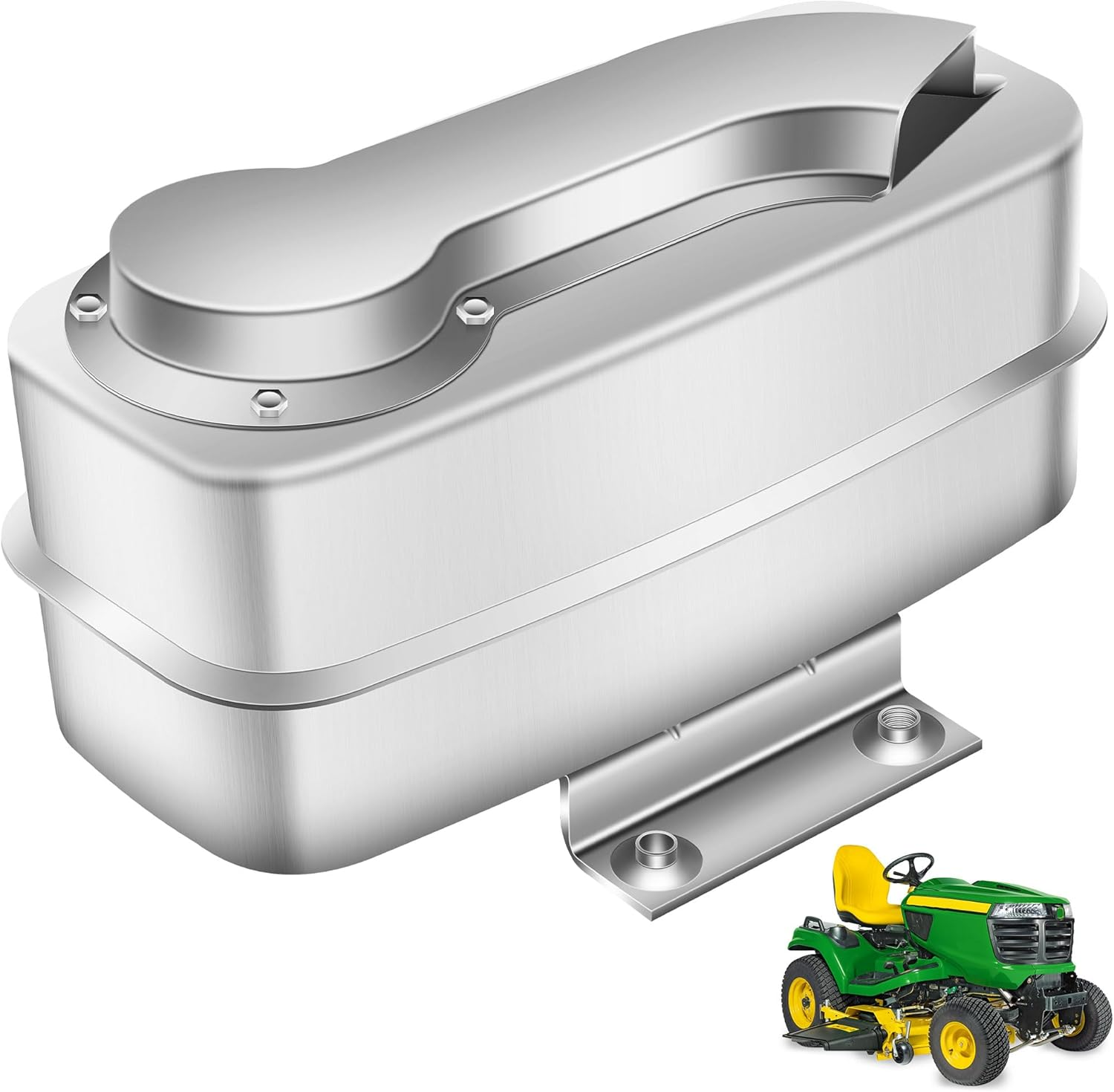 539131604 Muffler Compatible with Husqvarna RZ 4824 5424 46I Z 246 MZ 61 Z248 F254 FD61M LSZ 5422 FD52M image number 1