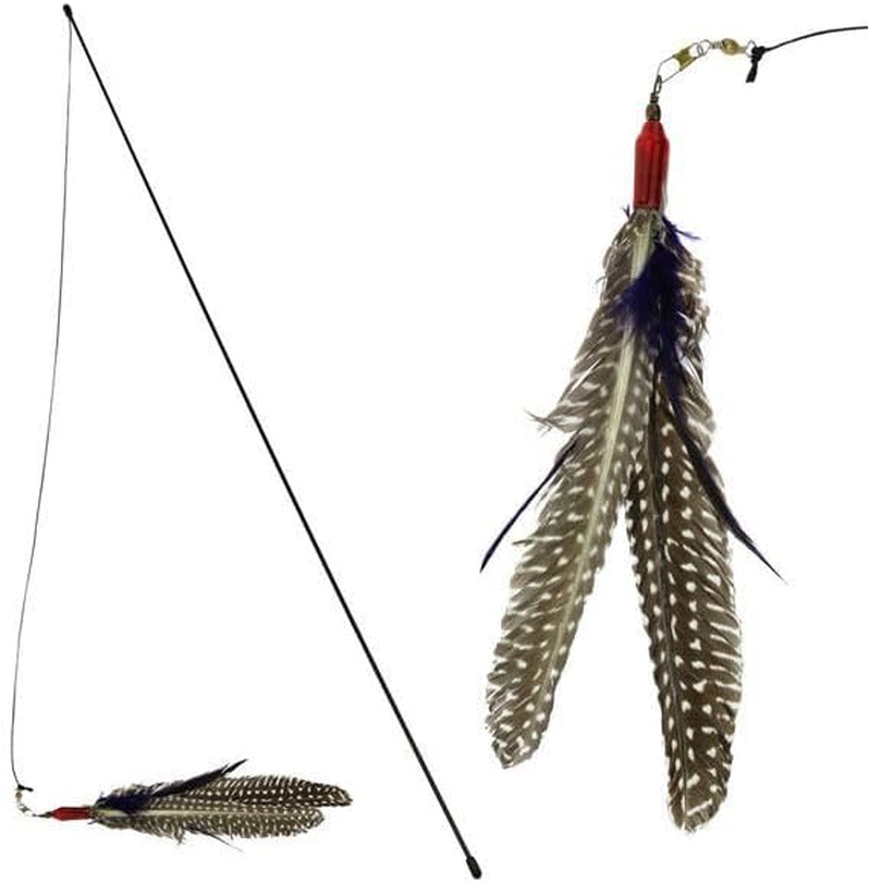Gocat Da Bird Rod and Feather Cat Toy, Handmade in the USA (1 Bird) image number 5