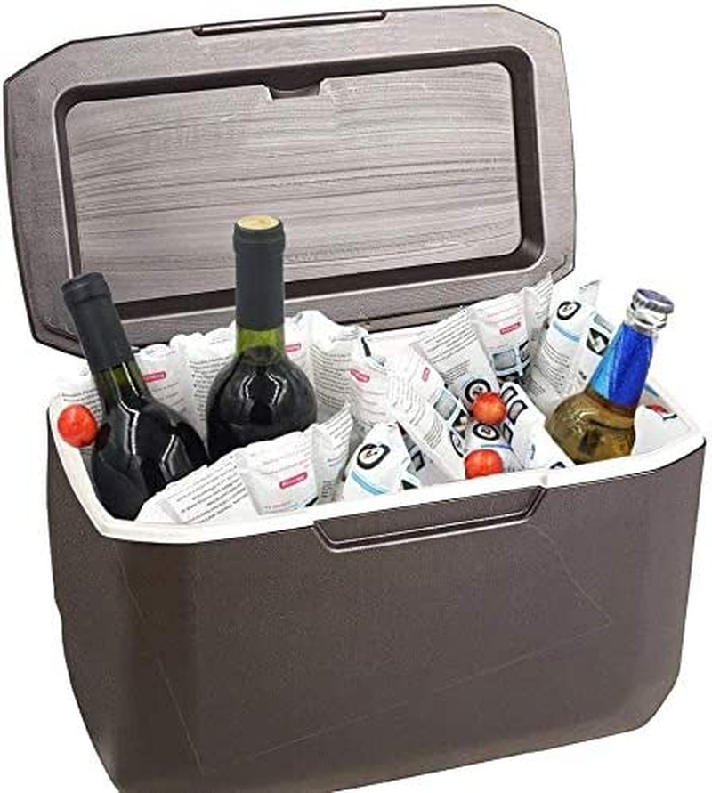 WORLD-BIO Ice Pack Sheets 6 Packs, Leak-Proof Gel Refrigerant Pack for Coolers & Shipping, Freezer Cold Blankets Keep Food Fresh and Beverage Cold, Reusable and Flexible, after Absorb Water image number 6