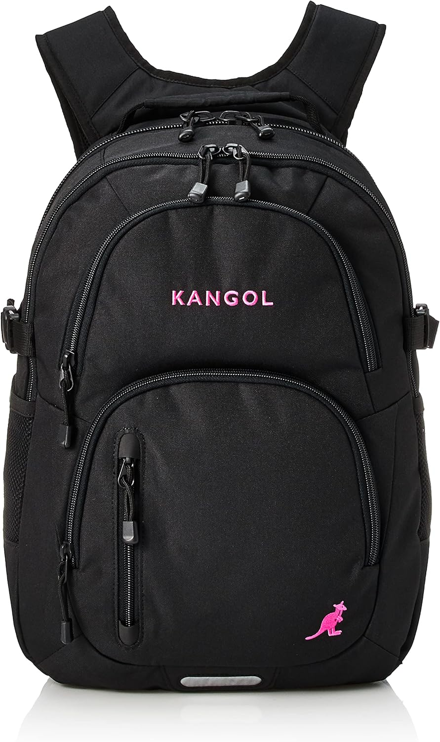 Kangol Backpack with Logo Embroidery, Waterproof Rain Cover, Lightweight, Multi-Functional, Multiple Pockets, PC Storage