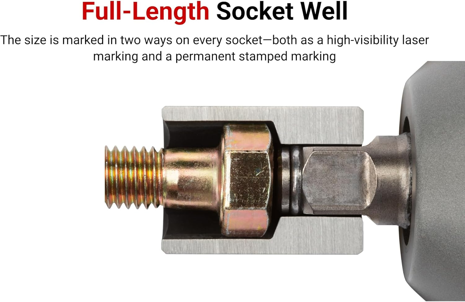 TEKTON 1/2 Inch Drive 6-Point Impact Socket Set, 45-Piece (5/16-1-1/4 In., 8-32Mm) | SID92403 image number 3