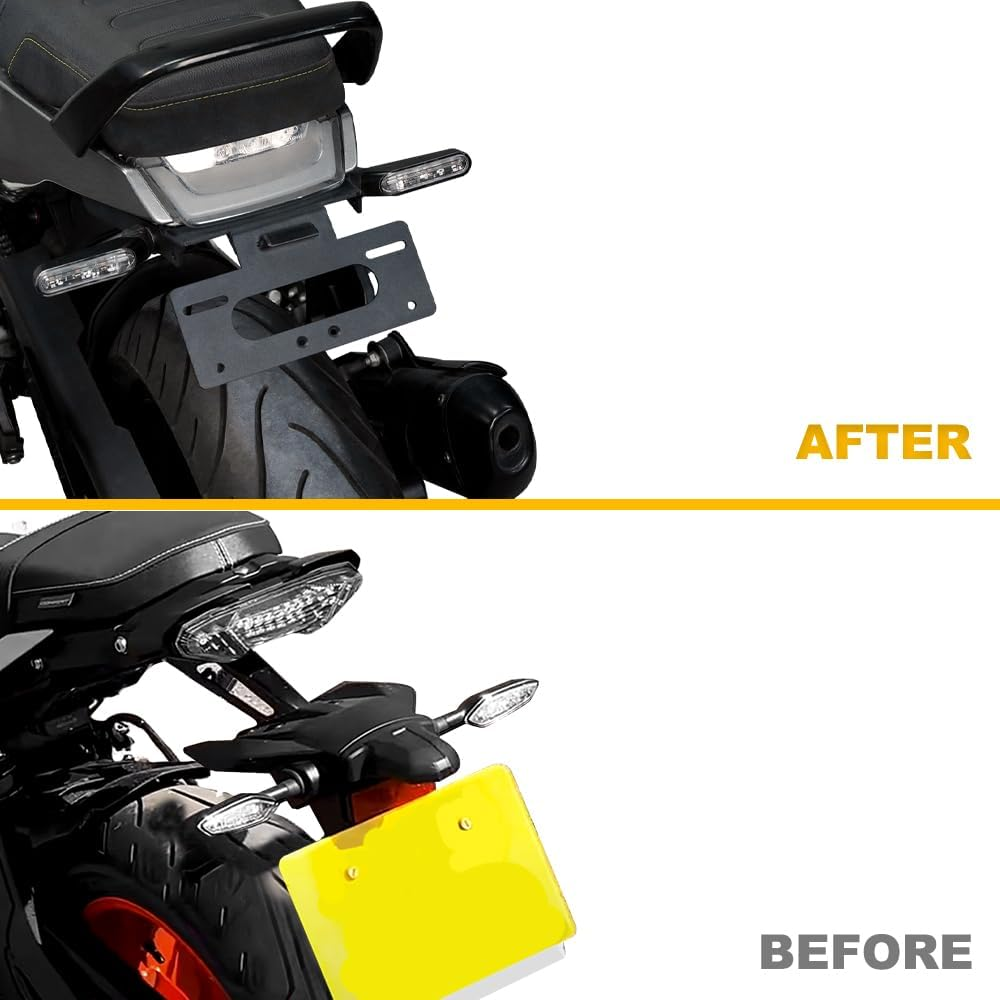 Motorcycle Fender Eliminator Compatible with Husqvarna Vitpilen/Svartpilen 401 2020-2023, Svartpilen 125/200/250 2020 2021 2022 2023 Tail Tidy image number 5