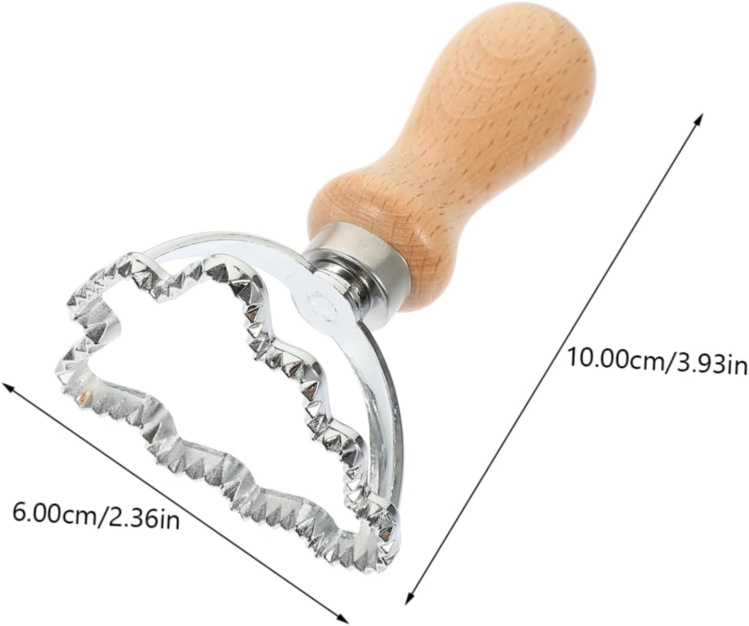 2Pcs Zinc Alloy Cookie Cutters Dumpling Cutter X-Mas Themed for Christmas Treats for Household Kitchen Supply image number 2