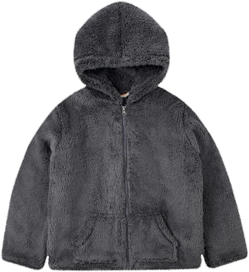 Memaster Ultra Warm Hooded Jacket for 9 to 10 Years Kids, Grey