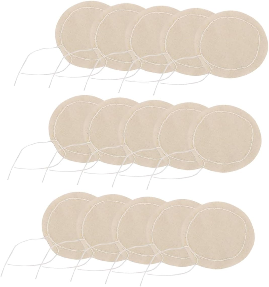 Hoement 20Pcs Cotton Coffee Pot Filter Cloth Espresso Strainer Practical Tool for Home Cafe image number 3