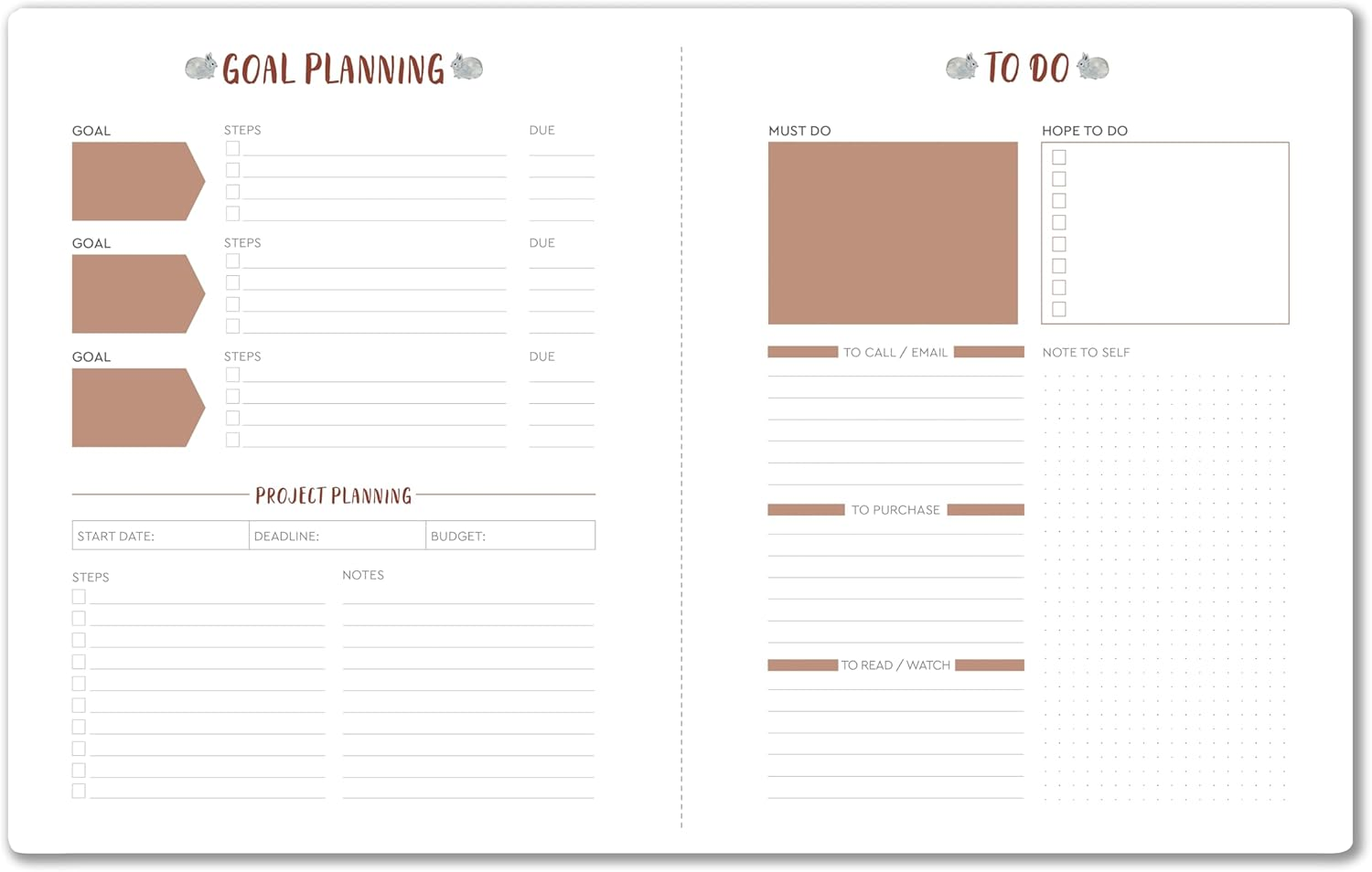 High Note 2026 Monthly Planner 17-Month Planner: August 2025 to December 2026, 7.75" X 9.75" - Orders of the Animals image number 4