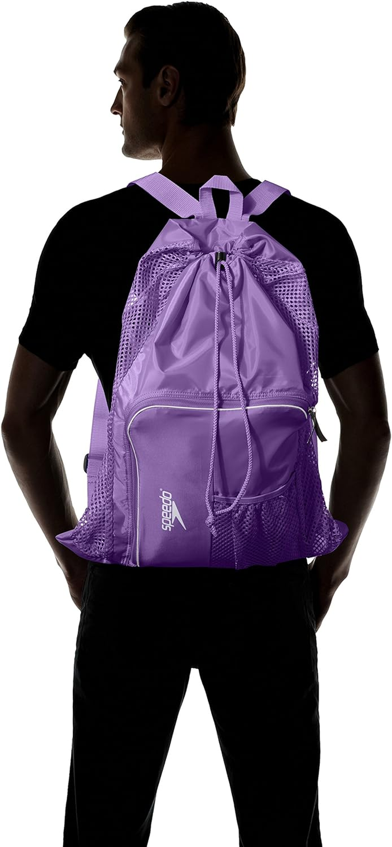 Speedo Unisex-Adult Deluxe Ventilator Mesh Equipment - Prism Violet image number 4