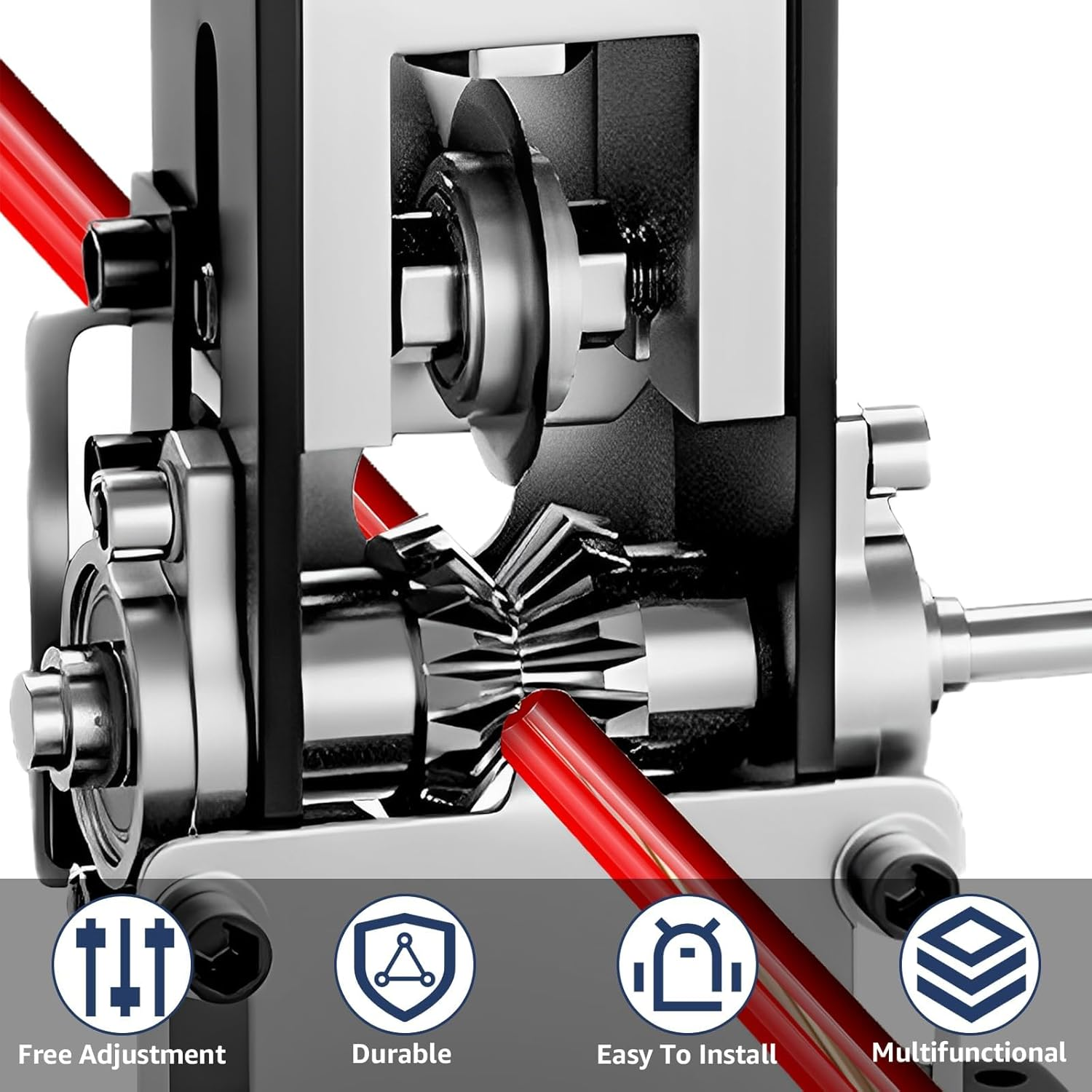 Manual Wire Stripper Machine, 1.5Mm-25Mm Scrap Copper Wire Stripping Machine with Hand Crank or Drill Powered, Copper Wire Peeler Machine, Portable Aluminum Frame Wire Peeler