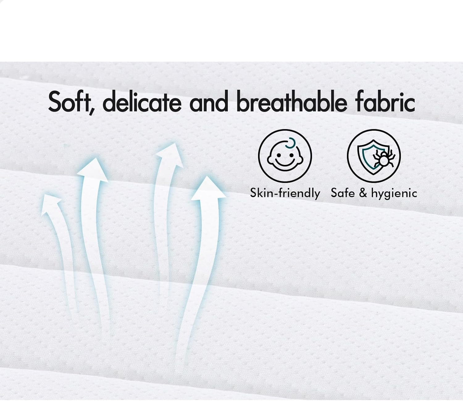 ALFORDSON 17Cm Euro Top Mattress King Single Size, Natalie Series, Pressure Relief Hypoallergenic Memory Foam with Bonnell Spring System, Medium Firm image number 6