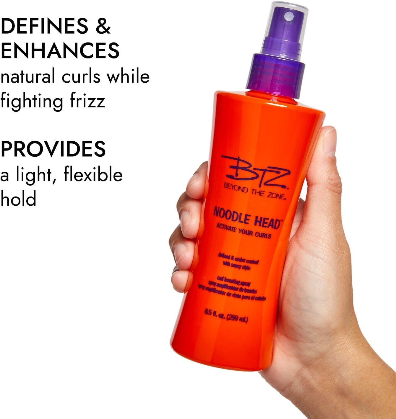 Beyond the Zone Noodle Head Curl Boosting Spray 250 Ml - 8.5 Fl. Oz. image number 1