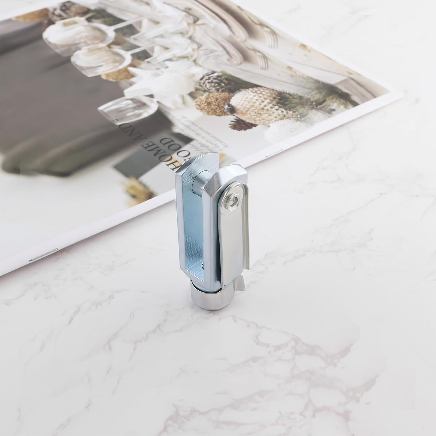 Be in Your Mind 4Pcs M6 Clevis Fork Long with Spring Pin Right Hand Thread Air Cylinder Rod Clevis End Female Thread Y Connector 43Mm Length