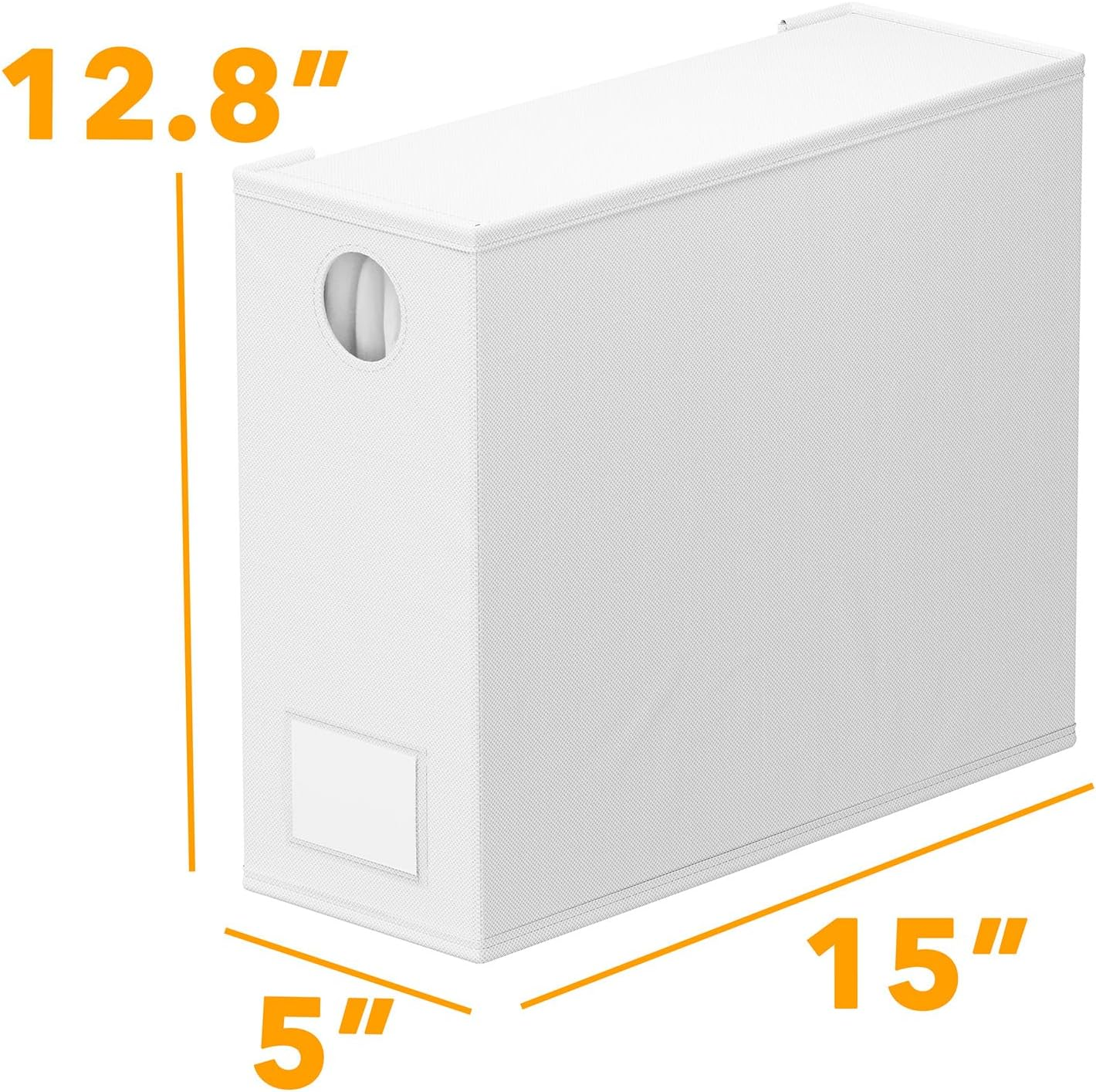 Spaceaid 6 Pack Bed Sheet Organizers and Storage, Foldable Sheet Organizer for Linen Closet, Sheets Set Folder Keeper with Window XL (Queen & King Size) Organizing Bedding Container, White image number 6