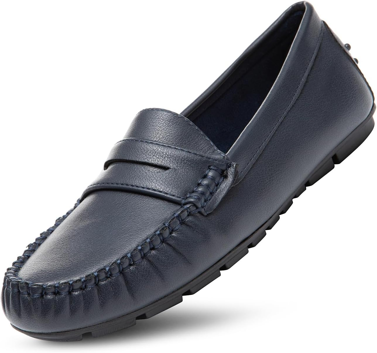 Bernal Women Penny Loafers Casual Comfortable Slip on Flat Shoes Driving Loafers Work Walking Shoes