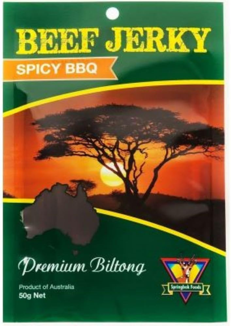 Springbok Foods Spicy BBQ Beef Jerky 50 G