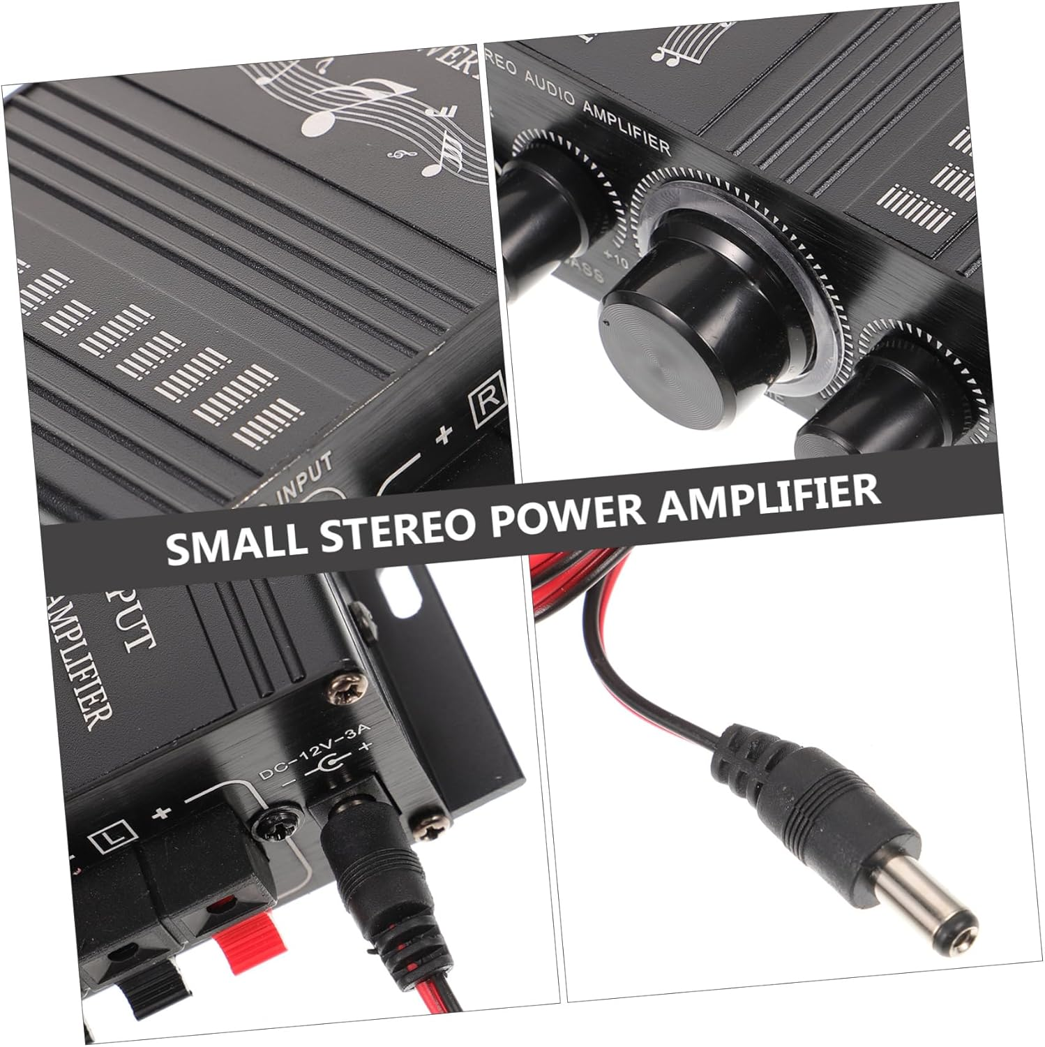 CIYODO Mini Stereo Amplifier for Home and Car Audio Amplifier Sound Quality for Speakers Motorcycles and More image number 2