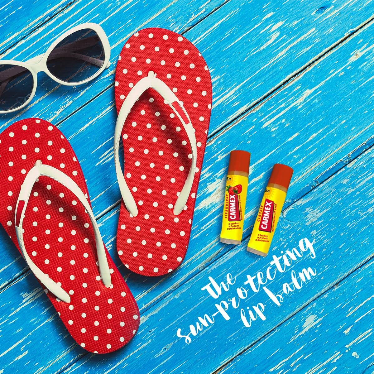 Carmex Strawberry Click Stick SPF 15, 4.25G image number 1