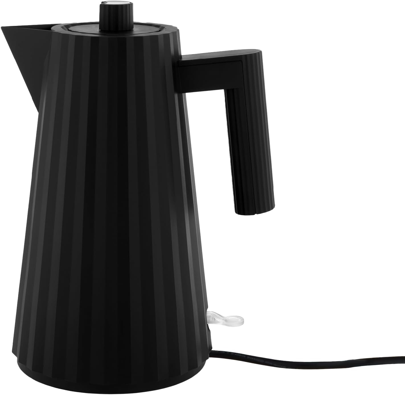 Alessi Pliss&eacute; MDL06 B/UK - Electric Kettle in Thermoplastic Resin, English Plug 2400W, 170 Cl, Black - White image number 5