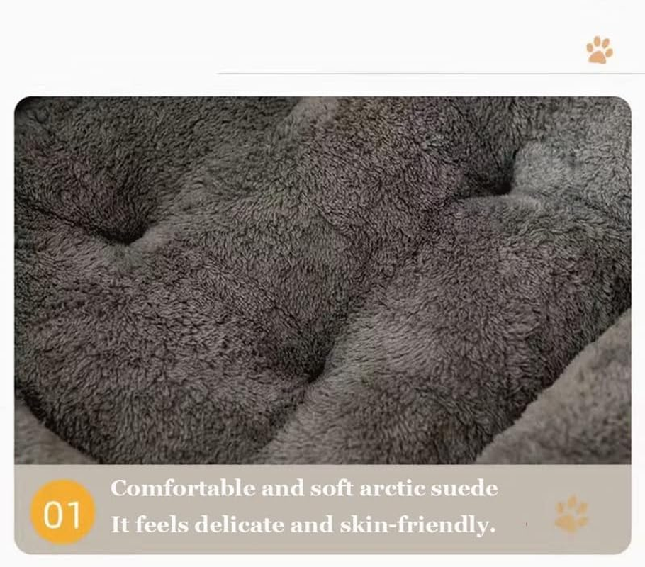 Dog Bed Dog Crate Mattress Mat 90 * 70CM 80 * 60CM Dog Cage Pillow Cat Bed Washable Pet Bed Cushion Blanket for Medium Dogs Super Soft Cozy Non-Slip Bottom (Color : F, Size : 50 * 40Cm) image number 7