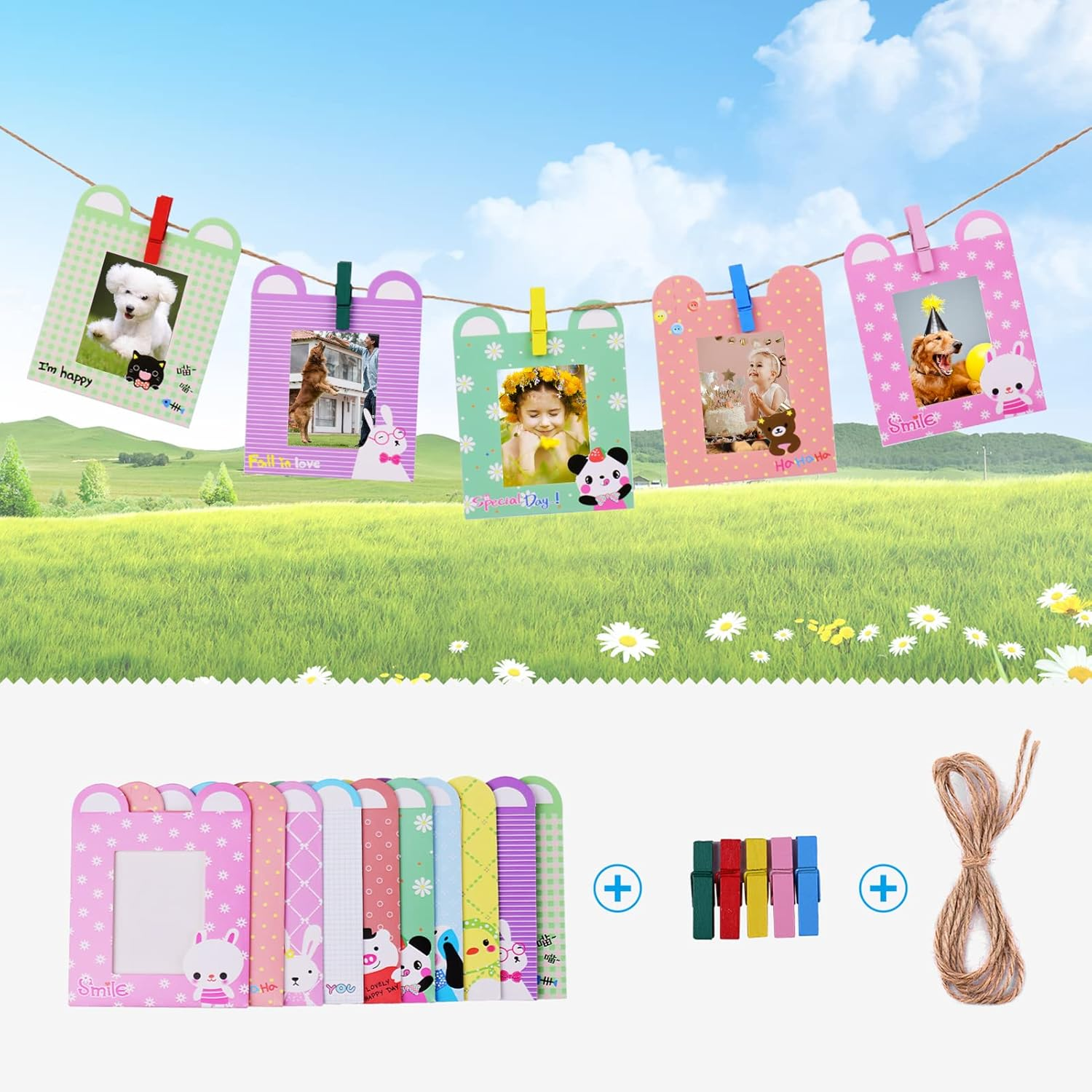 17-In-1 Insta Camera Accessories Kit Replaceme for 7S/7C Insta Film Camera with Case/Album/Selfie Mirror/Stickers/Frames/Lens Filter/Lanyard and More Multicolor