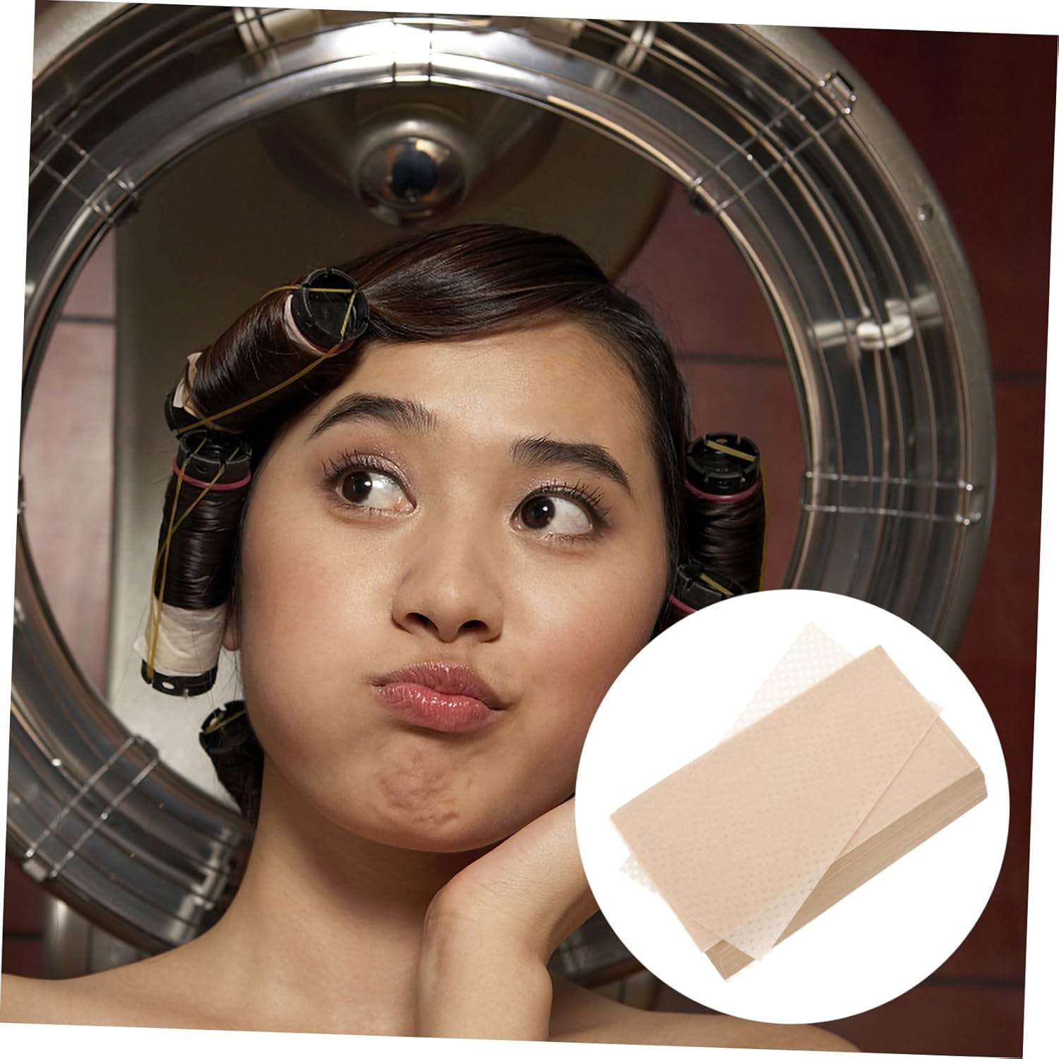 Healvian 500Pcs Perm Paper Endpapers Hair Curling Paper Hair Styling Tool Perm Solution for Hair Jumbo End Paper End Wrap Paper Hair Hairdressing Paper Perming Tool Affirm Issue Paper image number 4