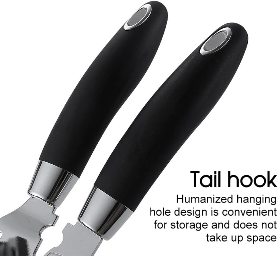 Tootoo Stainless Steel Can Opener with PP Handle - Smooth Edge Cutting, Rust-Resistant & Multi-Functional with Built-In Bottle Opener 5X7Cm (2) image number 4