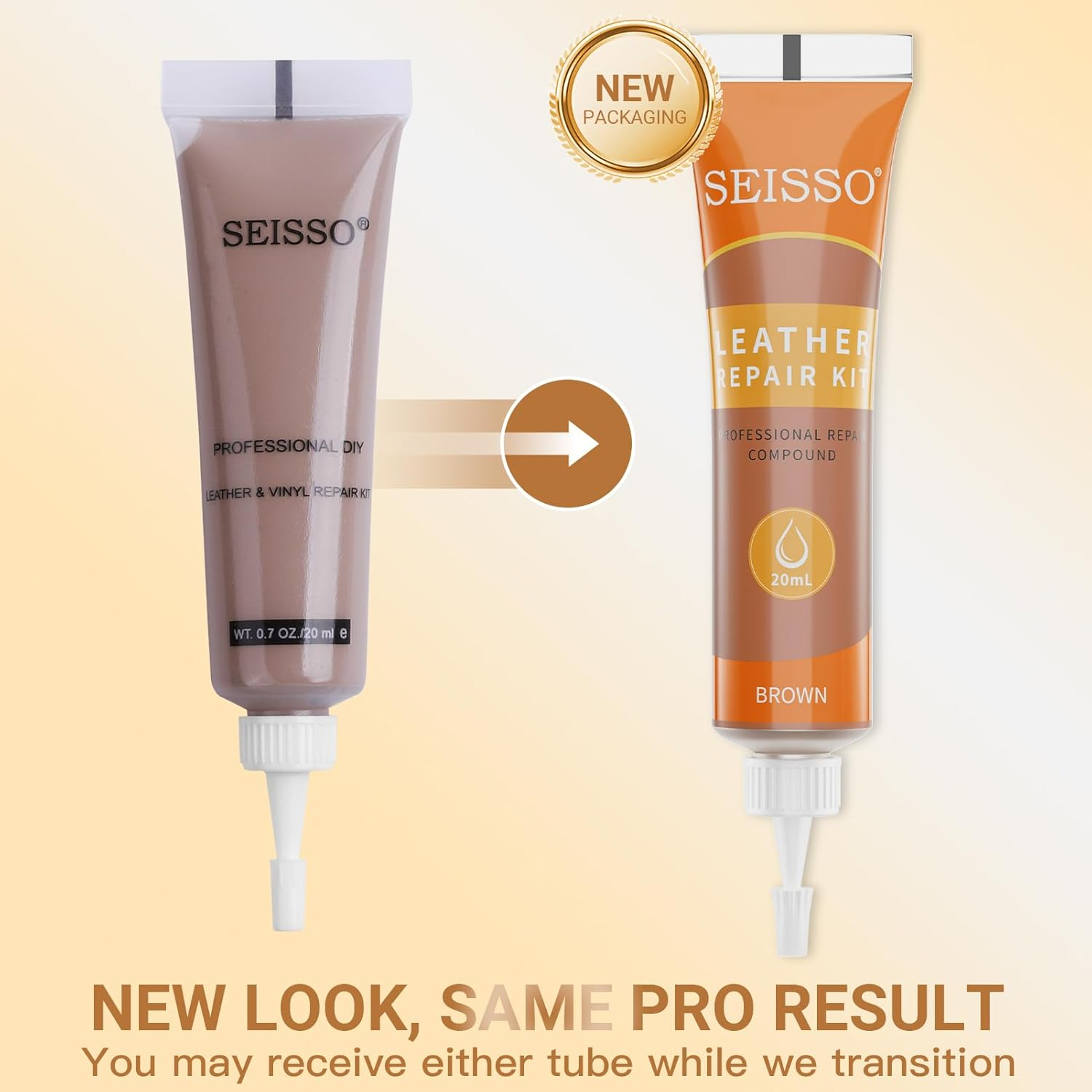 SEISSO Leather Repair Kits for Couches, Restoring Touch up Leather and Vinyl Furniture Car Seat Jacket, Leather Repair Color Gel Covers Scratches, Scrapes, Scuffs, Scuffed & Faded Leather, 12 Color image number 3