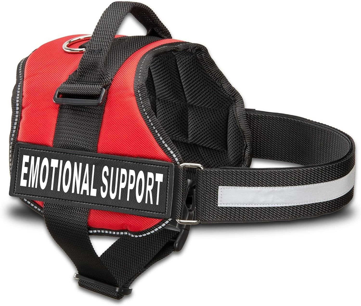 Heavy Duty Emotional Support Dog Vest Harness with Reflective Straps, Interchangeable Patches & Top Handle - ESA Dog Vest in 8 Sizes, Durable Service Harness for Working and Support Dogs image number 3