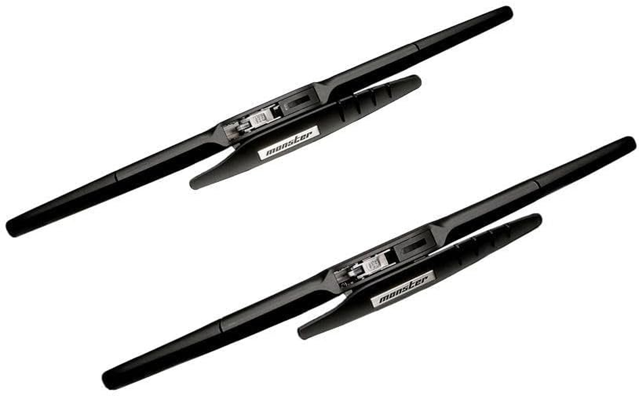 MONSTER SPORT 763500-3900M Aero Wiper Blade Set, 16.7/16.7 Inches (425/425 Mm), Every Wagon [DA17W] and Other Wiper Blades image number 1