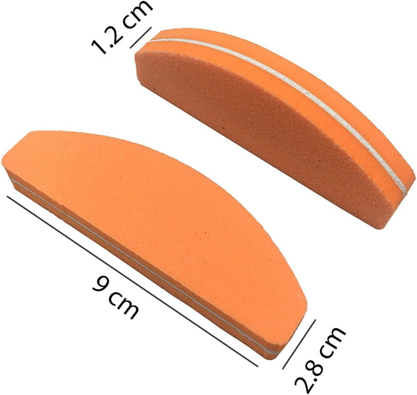 TRUSTTWO 40Pcs/Lot Color Mini Nail Files Buffer 100/180 Trimmer Buffer Lime a Ongle Nail Art Tools Washable Buffing Sanding File Sponge the New (Color : Pink) image number 6