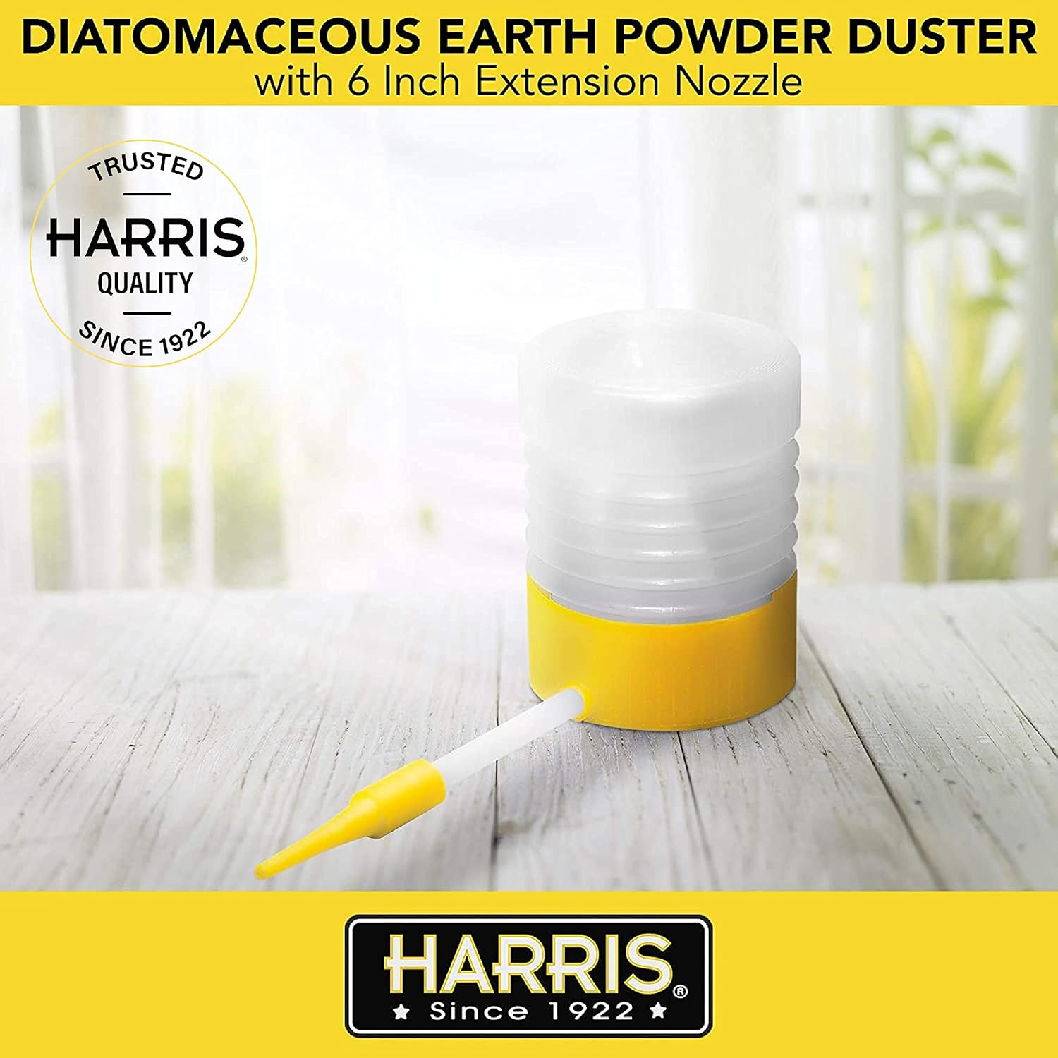 Harris Diatomaceous Earth Powder Duster with 6 Inch Extension Nozzle image number 5