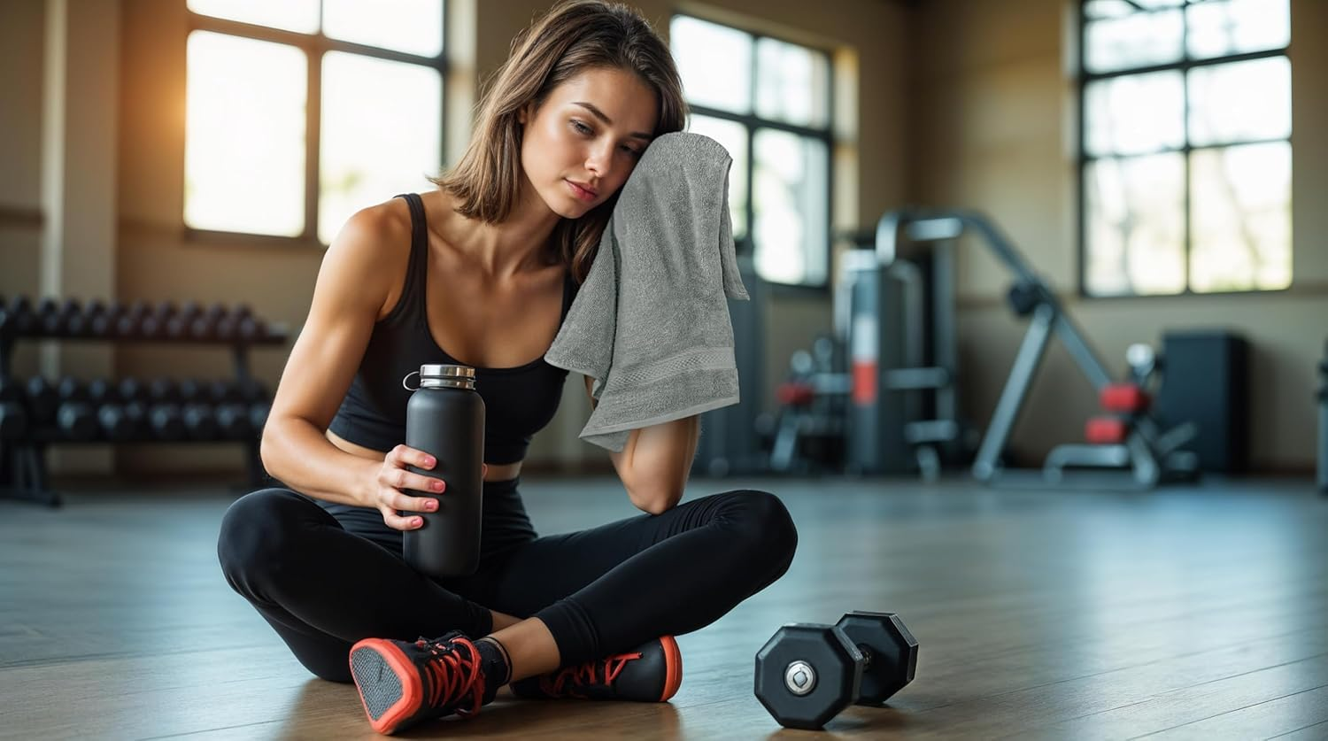 Utopia Towels [6 Pack Premium Hand Towels Set, (16 X 28 Inches) 100% Ring Spun Cotton, Ultra Soft and Highly Absorbent 600GSM Towels for Bathroom, Gym, Shower, Hotel, and Spa (Cool Grey) image number 5