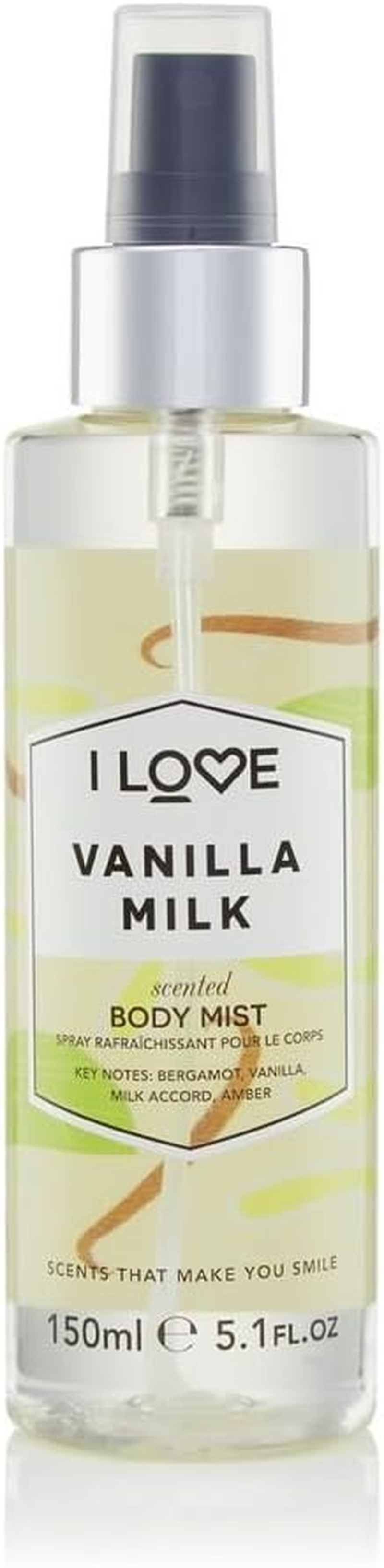 I Love Signature Vanilla Milk Long Lasting, Fast Drying, Non Sticky Body Mist for Her, Fragrance Mist for Women, Long Lasting Fragrance 5.07 Fl Oz image number 2