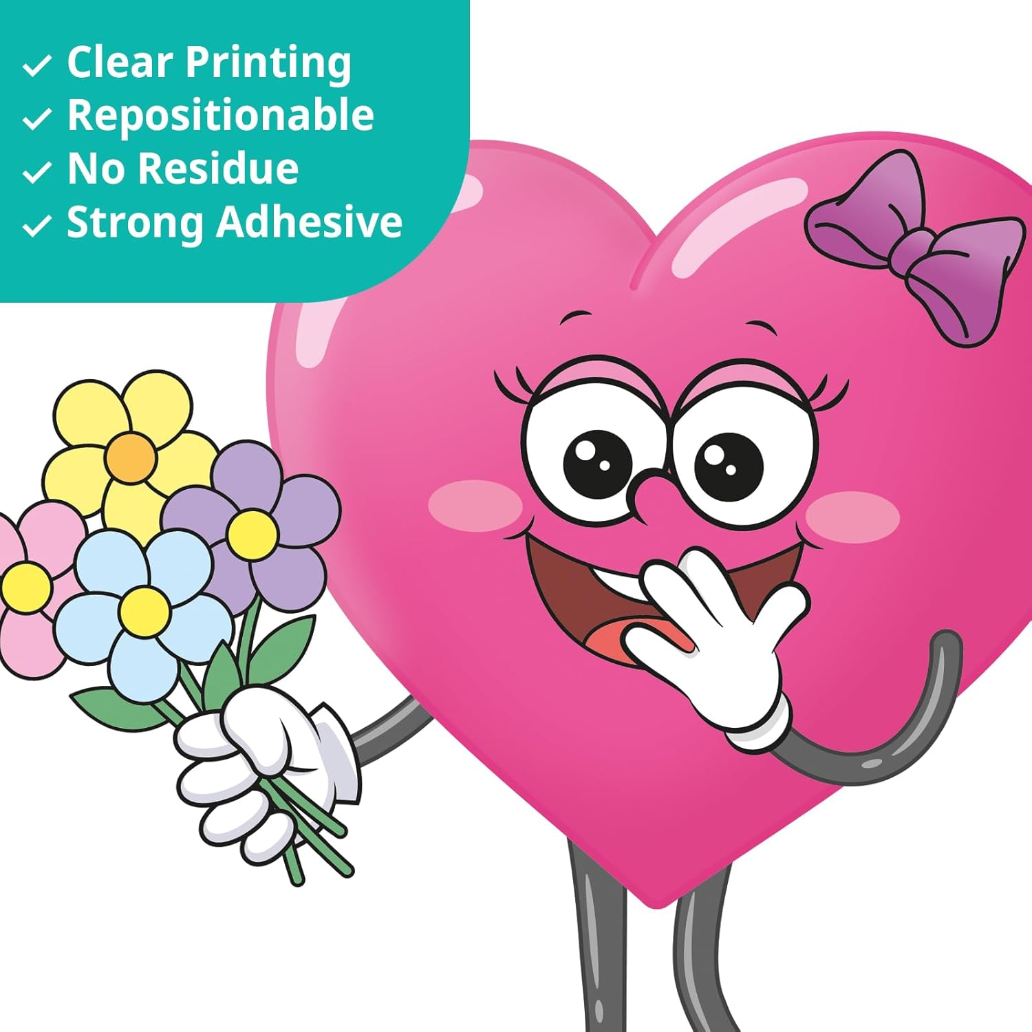 DECOWALL DS9-8095 Shape and Number Wall Decals Educational Colorful Peel and Stick Removable Stickers for Kids Nursery Preschool Playroom Classroom Decor image number 6