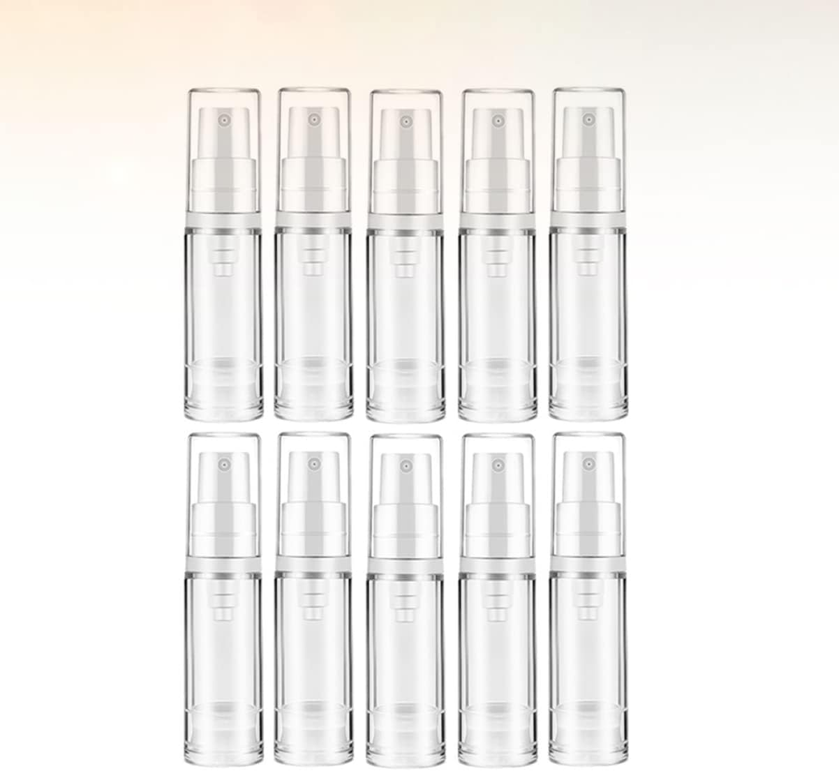 NOLITOY 10Pcs 5Ml Refillable Spray Bottles Travel Portable Vacuum Mist Sprayer Cosmetic Liquid Dispensing Bottles for Trip Use image number 5