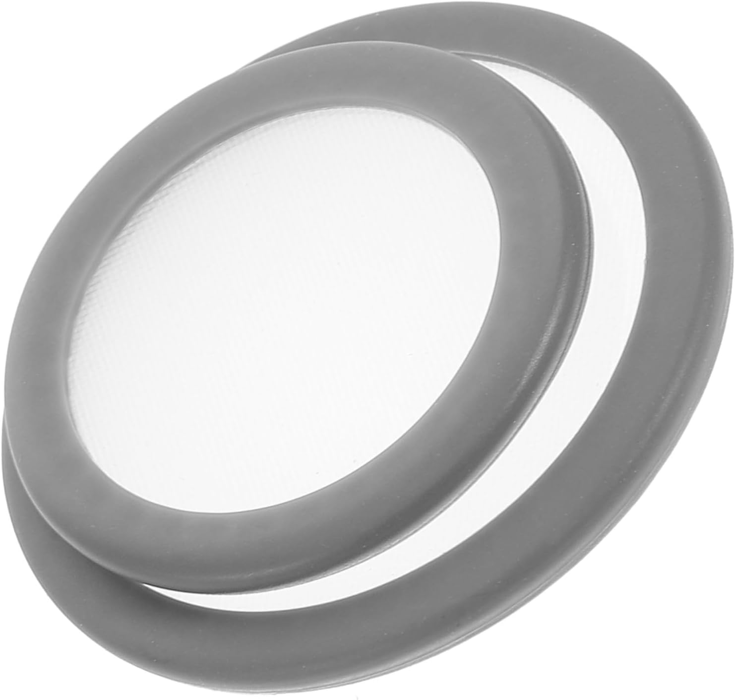 Abaodam 2Pcs Stethoscope Diaphragm Replacement Pediatric and Adult Spare Parts Grey Frequency Technology for Accurate Cardiac Respiratory Sound Detection Easy to Replace Medical Equipment image number 4