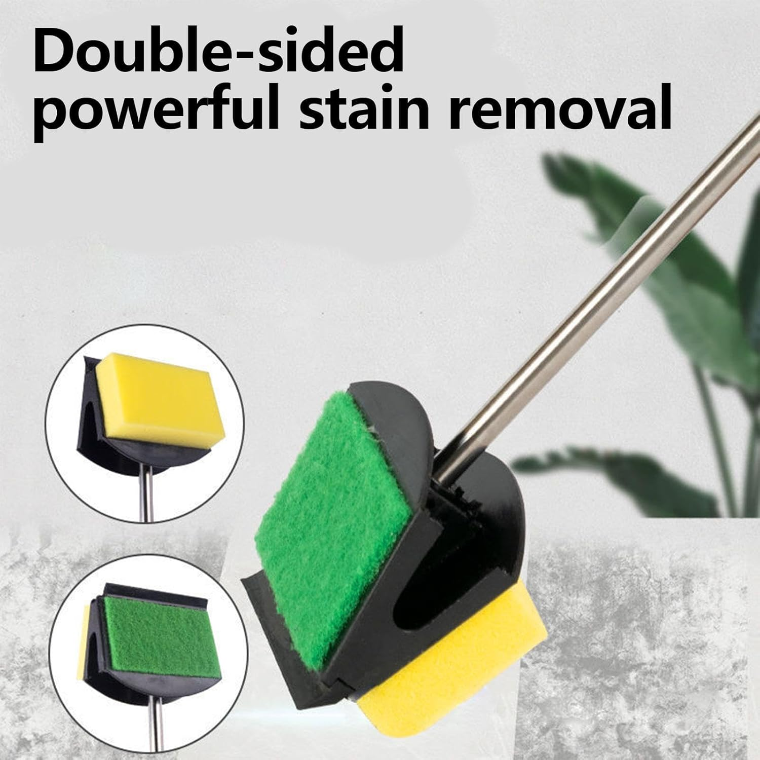 Fish Tank Cleaning Brush, Aquarium Cleaning Brush - Double Sided Cleaning Brush Cleaner | Aquarium Scrubber with Long Handle, Aquarium Brushes S image number 3