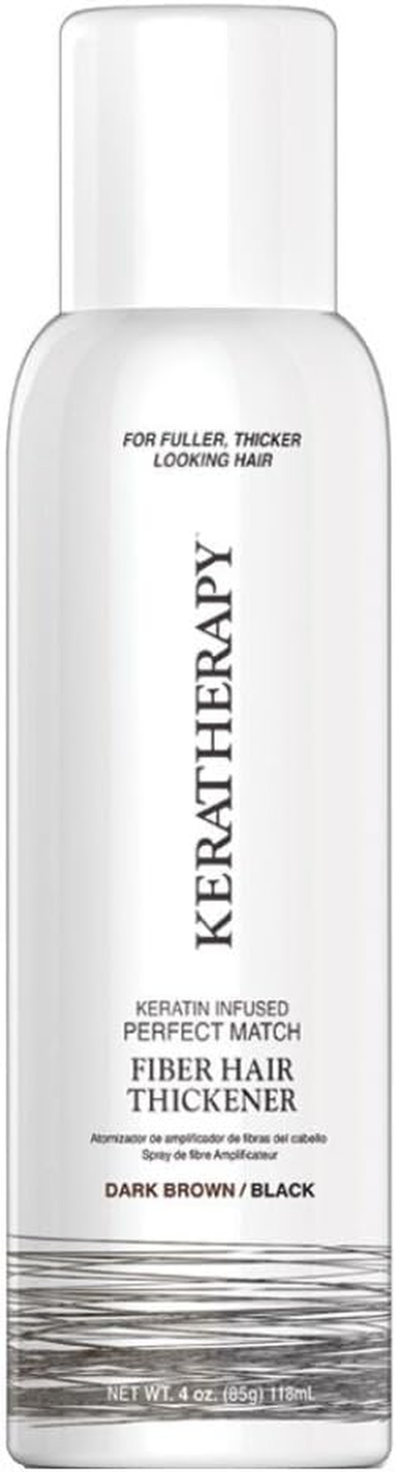 KERATHERAPY Keratherapy Fiber Hair Thickener Dark Brown/Black - 151Ml