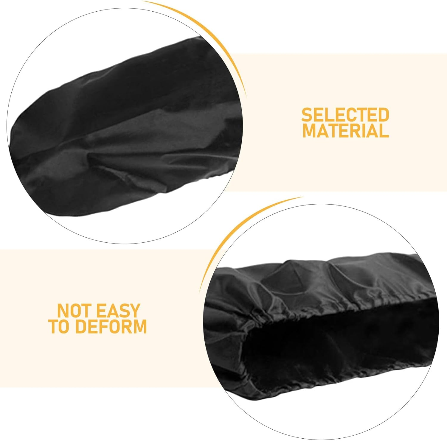 Oxford Garden Heater Cover Dustproof Protector for Wall-Mounted Patio Heaters Dust Cover with Elastic Hem Black