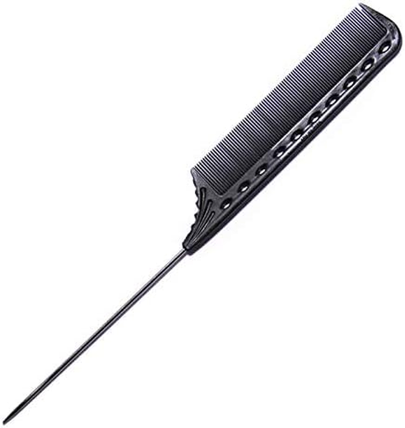 Y.S. Park YS-112 Fine Tooth Pin Tail Comb, Carbon Black, 0.09 Kg, 4981104356032