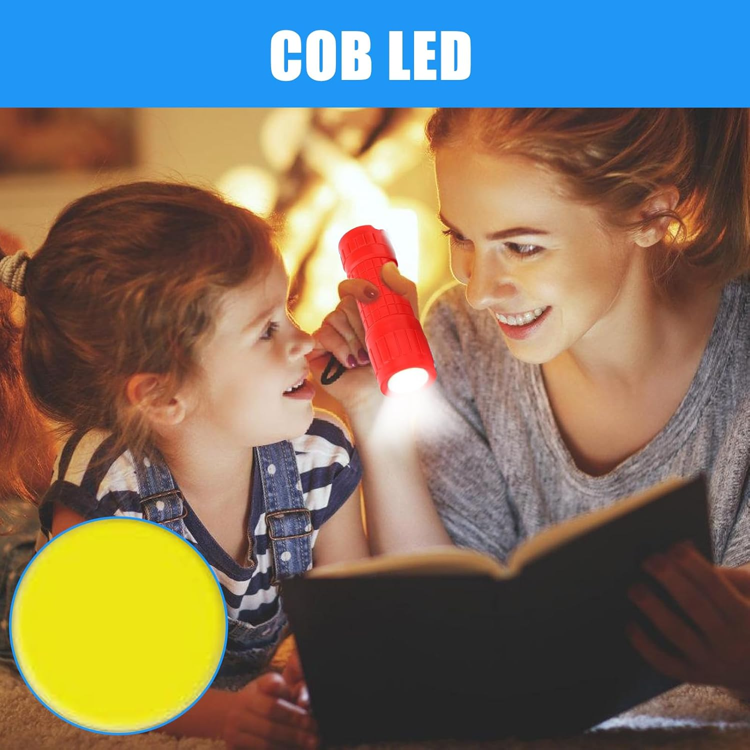 AXVRAV Pack of 14 Mini LED Torch Children, Small LED Torch with Lanyard and 42AAA Batteries, Silicone Coating Hand Lamp for Camping, Outdoor, Hiking, Children'S Birthday Gifts image number 3