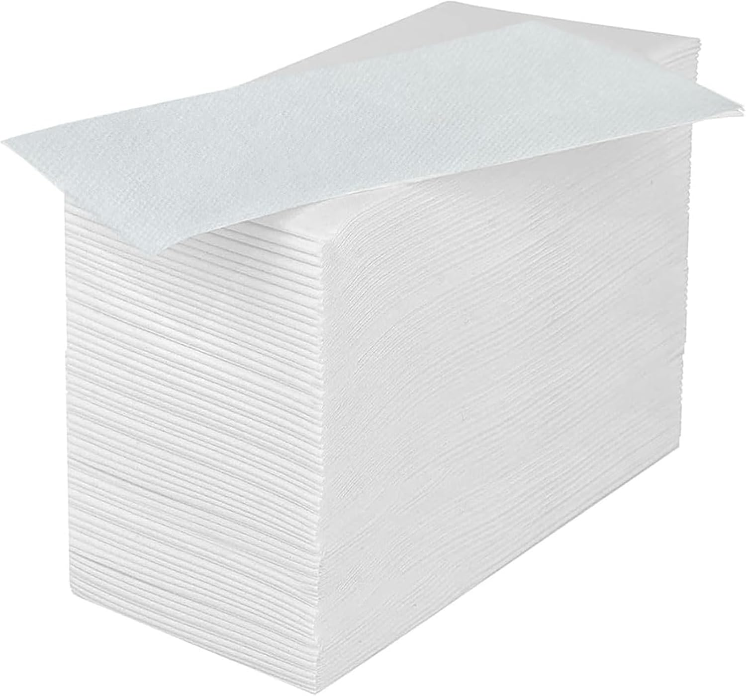 MBBUROYY Disposable Napkins Cloth like Paper Napkins Linen-Feel Guest Towels Paper Hand Towels Hand Napkins Cloth for Bathroom,Weddings, Parties,Dinners 200 Count, Inches- White,20&times;40Cm