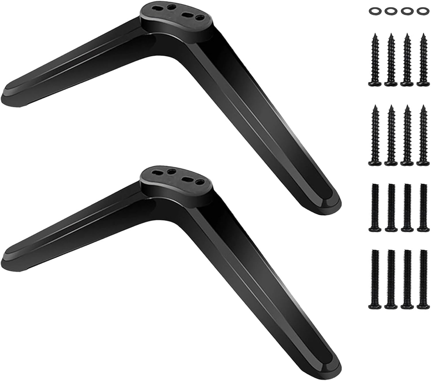 TV Pedestal Feet, Universal TV Stand Legs, Universal TV Base Pedestal Feet with Screws, Replacement Tv Stand for Most TCL Roku TV 32 40 49 50 55 Inch with Mounting Hole Distance from 2Cm-5Cm image number 5