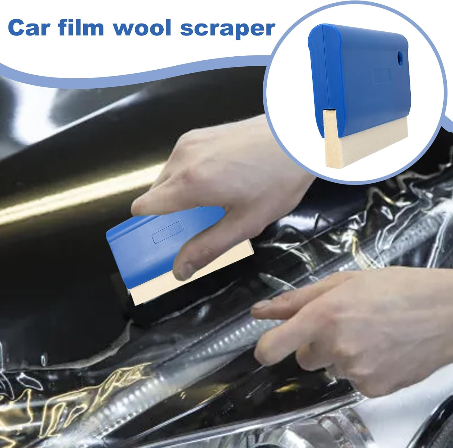 Window Cleaning Equipment, Window Squeegee, Windscreen Cleaner, Tint Squeeze, Vehicle Wrapping Squeegee, Portable Tinting Tools Scraper for Automotive Glass, Shower, Door and Bathroom image number 6