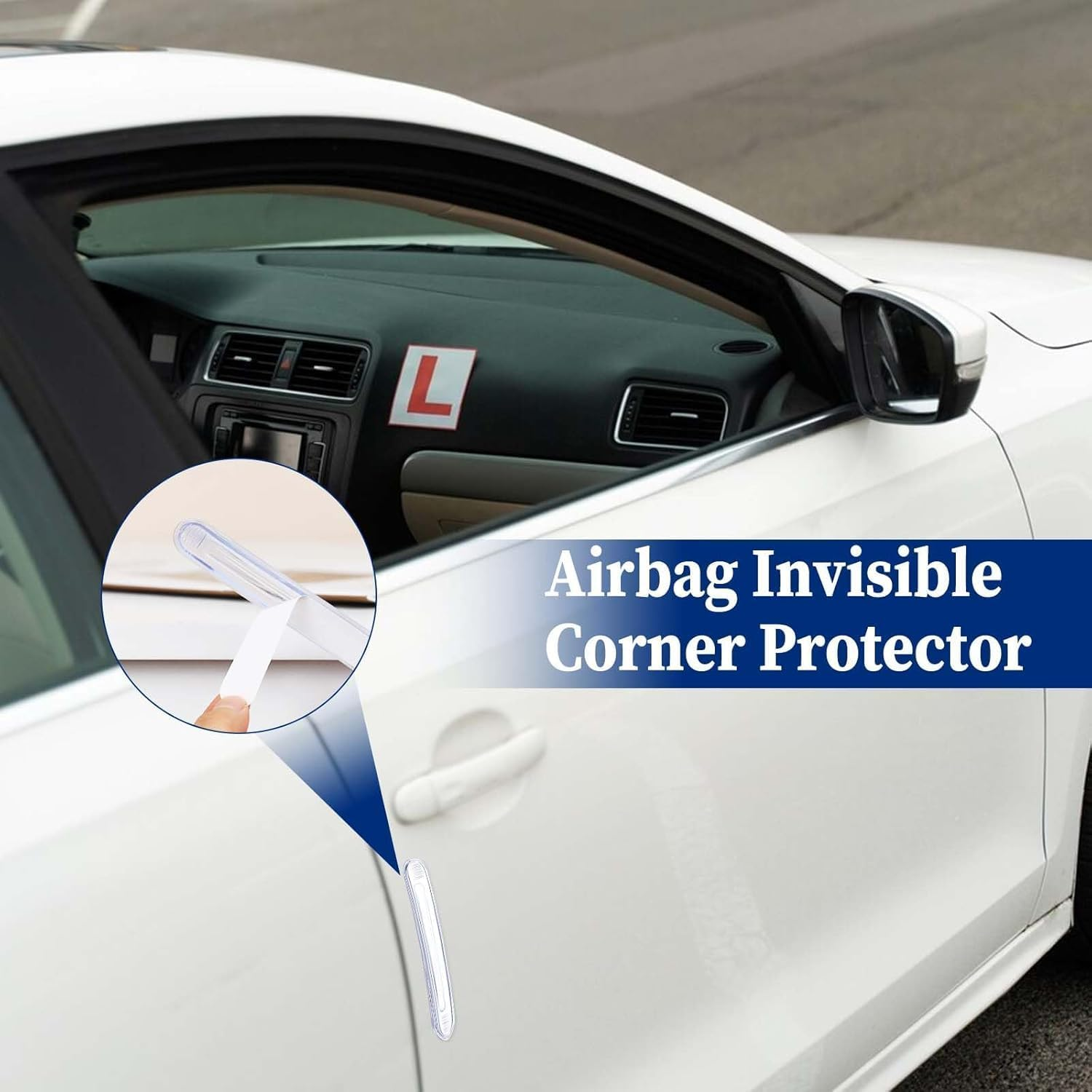 Self Adhesive Rubber Bumpers Strip, 4Pcs Self Adhesive Clear Rubber Bumper Stripes,Rubber Chair Wall Protector,Clear Furniture Bumpers Silicone Cabinet Door Bumper Adhesive Wall Protector Bumpers