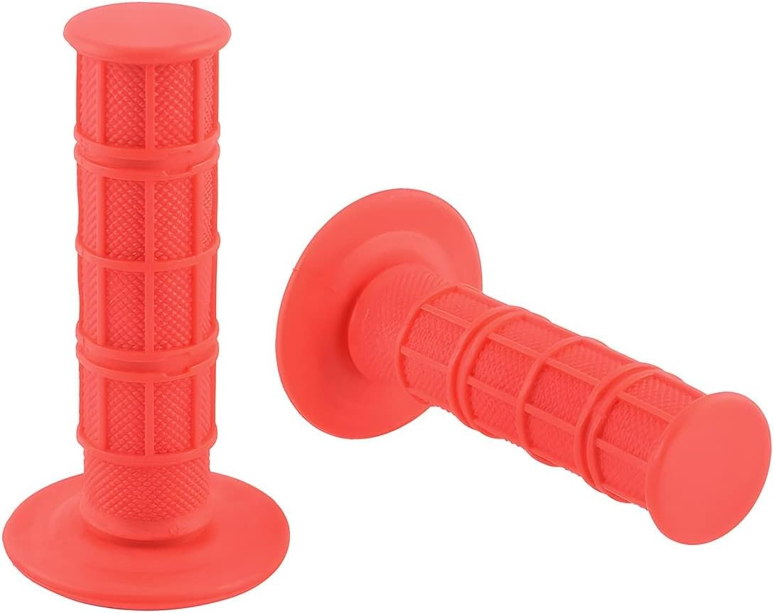 1" 25Mm Motorcycle Hand Grips, 2Pack Non Slip Rubber Handlebar, 1 Inch Diameter Comfortable Hand Bar Thruster Grips, Universal for Motorcycle, Offroad, Honda, Kawasaki, Suzuki