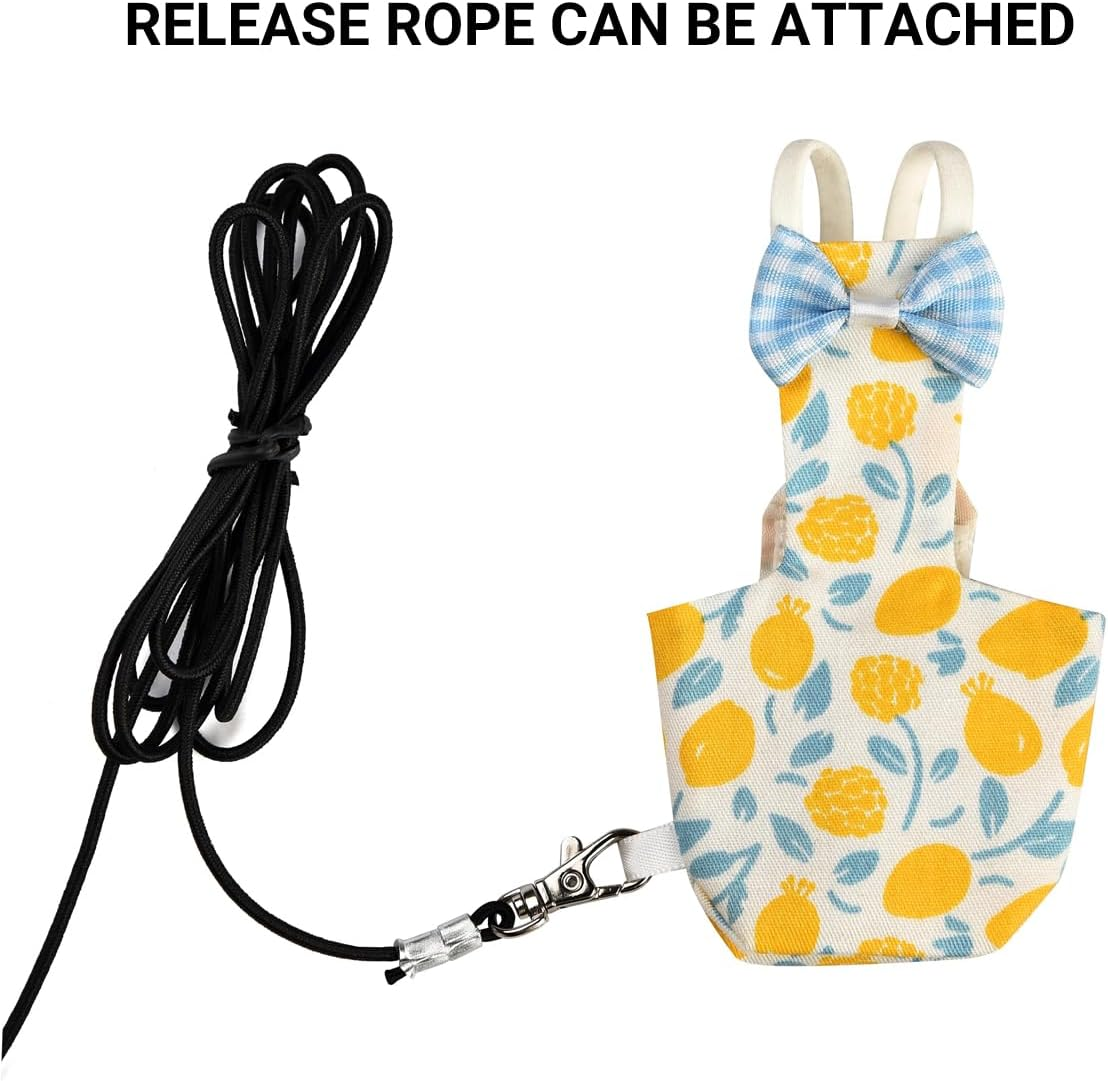 AIMALL Adjustable Parrot Diaper &ndash; Lightweight Bird Flight Suit with Waterproof Inner Lining &ndash; Suitable for Small to Medium Sized Birds