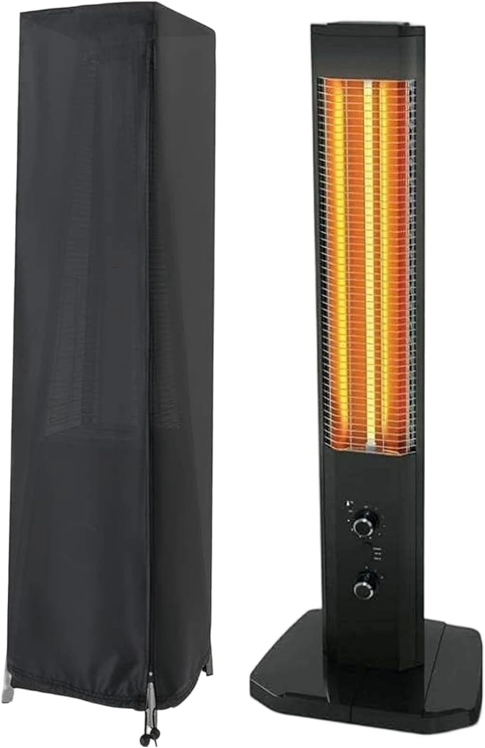 Patio Heater Cover,Uv Resistant Dustproof Protector | Heavy Duty Windproof Heater Covers,For Yard Pathway Backyard Patio Beach Pool Balcony Deck Camping Hotels Restaurants image number 2