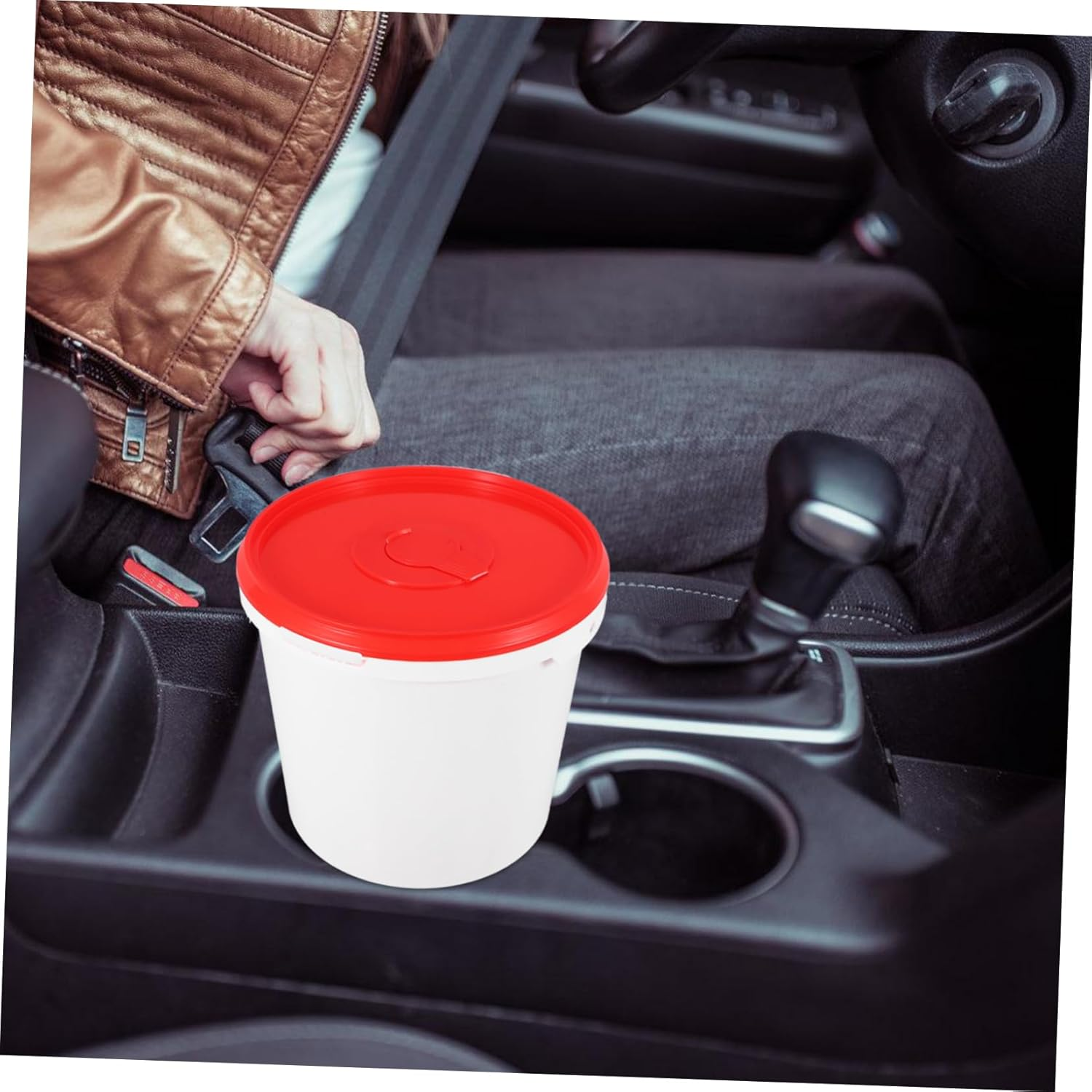 Portable Baby Wipe Bucket Refillable Plastic Diapers Wipe Dispenser for Car Home image number 6