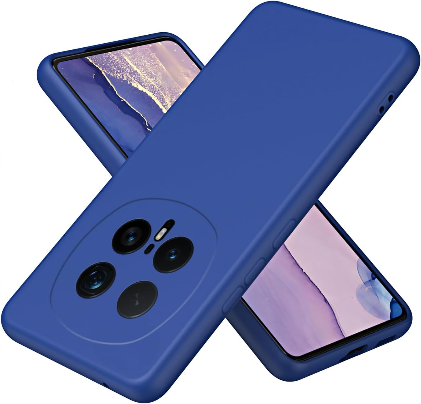 XINYEXIN Silicone Case for Vivo X300, Ultra Thin Shockproof Mobile Phone Case with Microfibre Lining, Scratch-Resistant Soft Case with Non-Slip Grip - Black